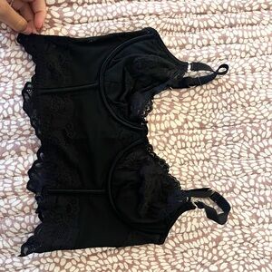 Elegant Black Lace Bralette